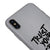 iPhone X Crazy Idea Telefon Kılıfı - Renkli Silikon - Gri