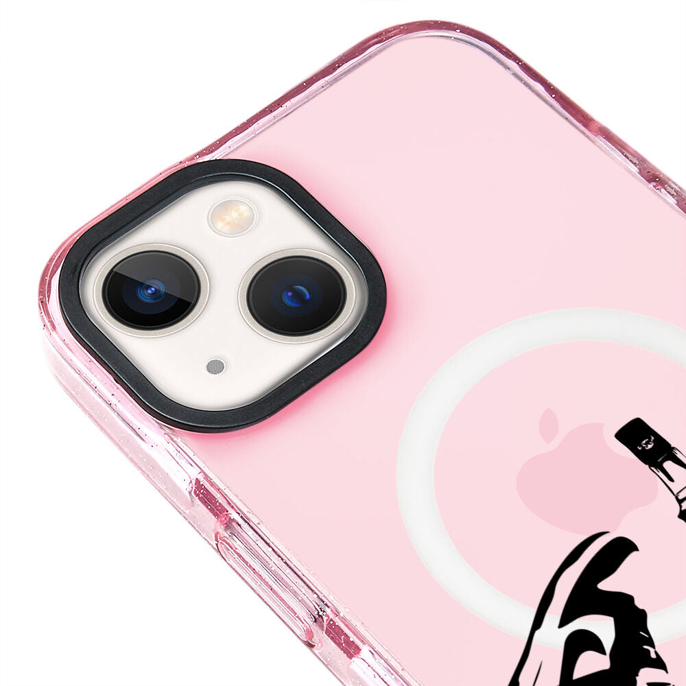 MagsafeliArtycaseSimliPembe