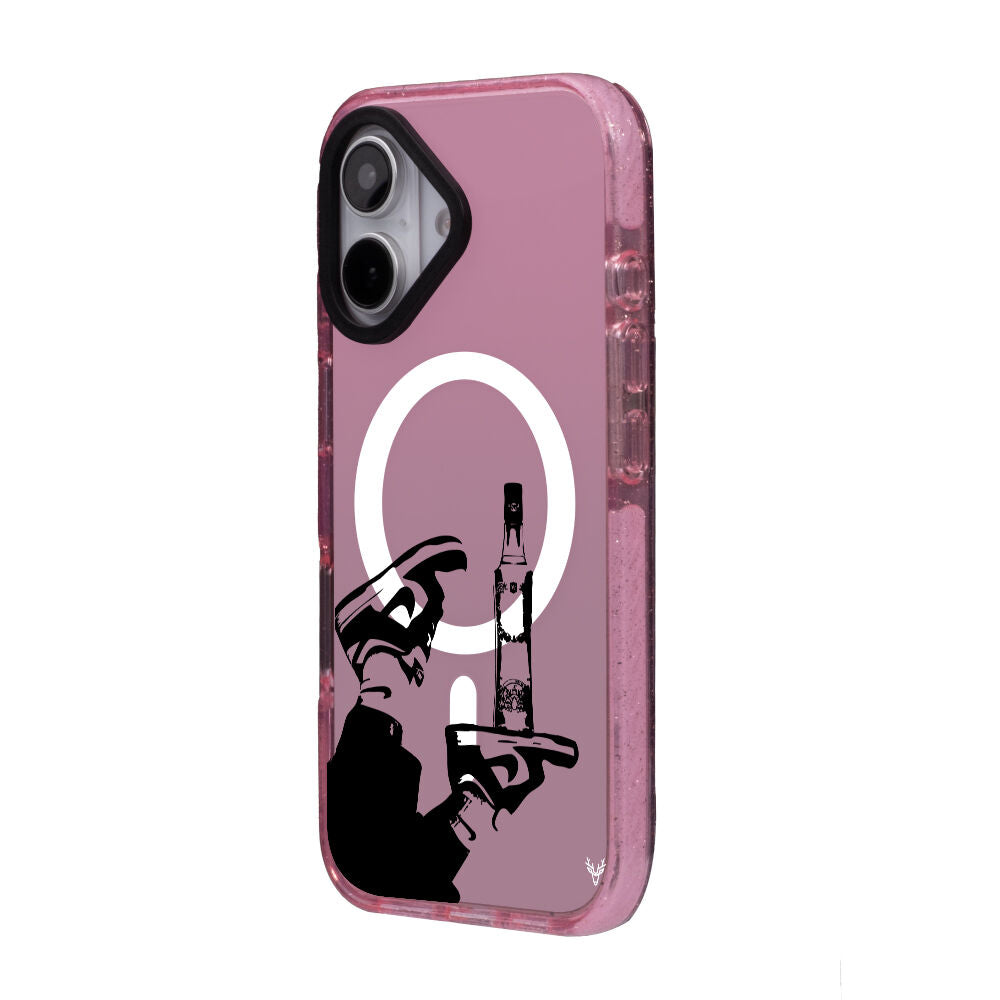 MagsafeliArtycaseSimliPembe
