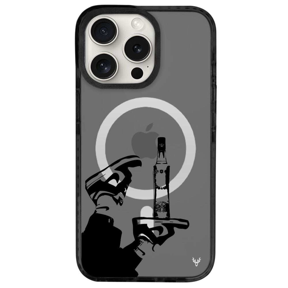 MagsafeliArtycaseCoolBlack