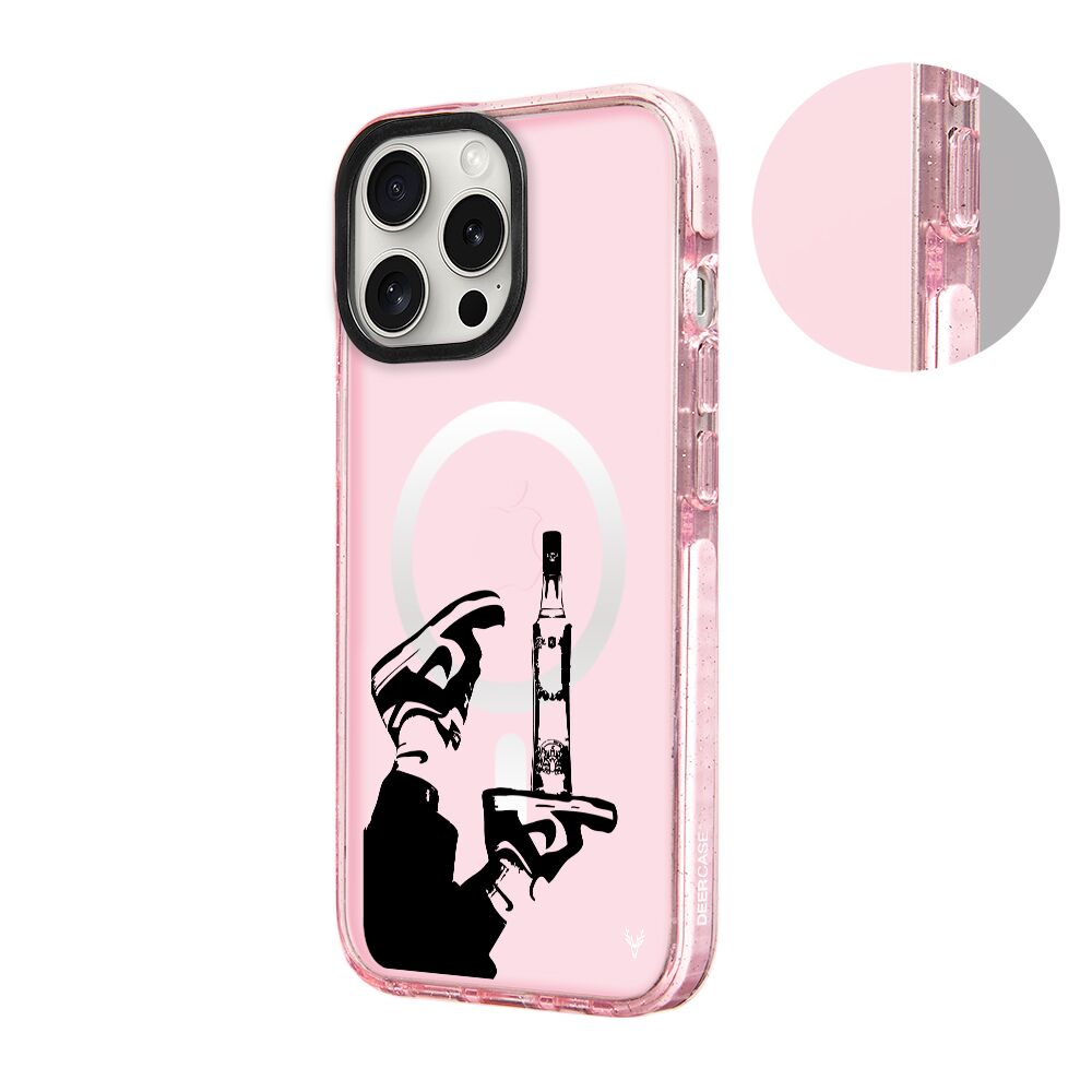 MagsafeliArtycaseSimliPembe