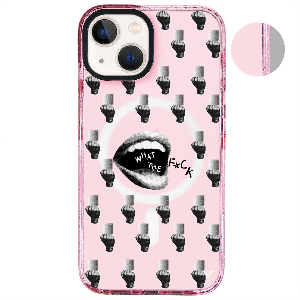 MagsafeliArtycaseSimliPembe