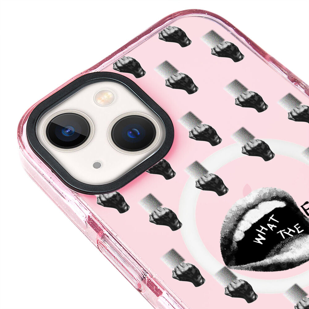 MagsafeliArtycaseSimliPembe