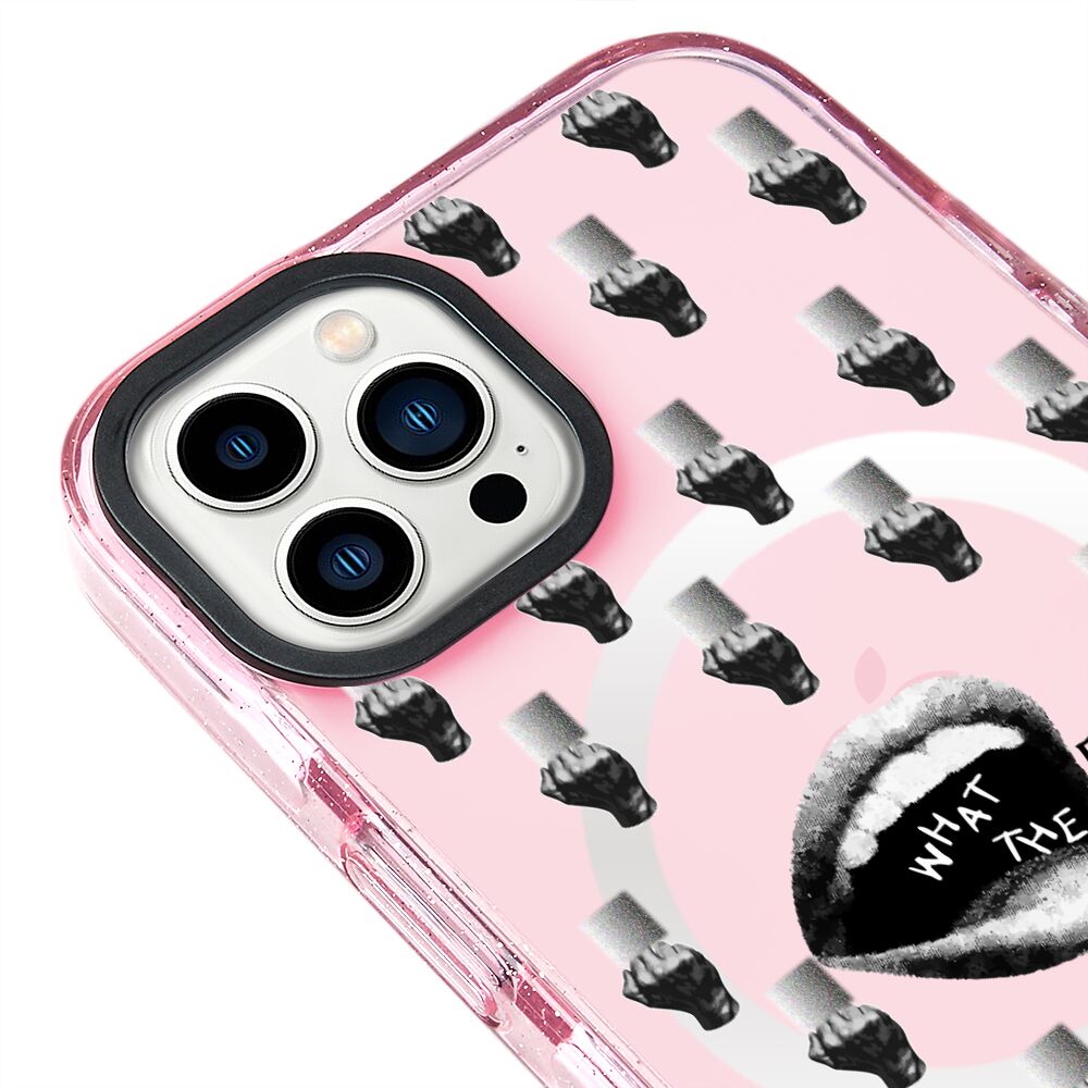 MagsafeliArtycaseSimliPembe