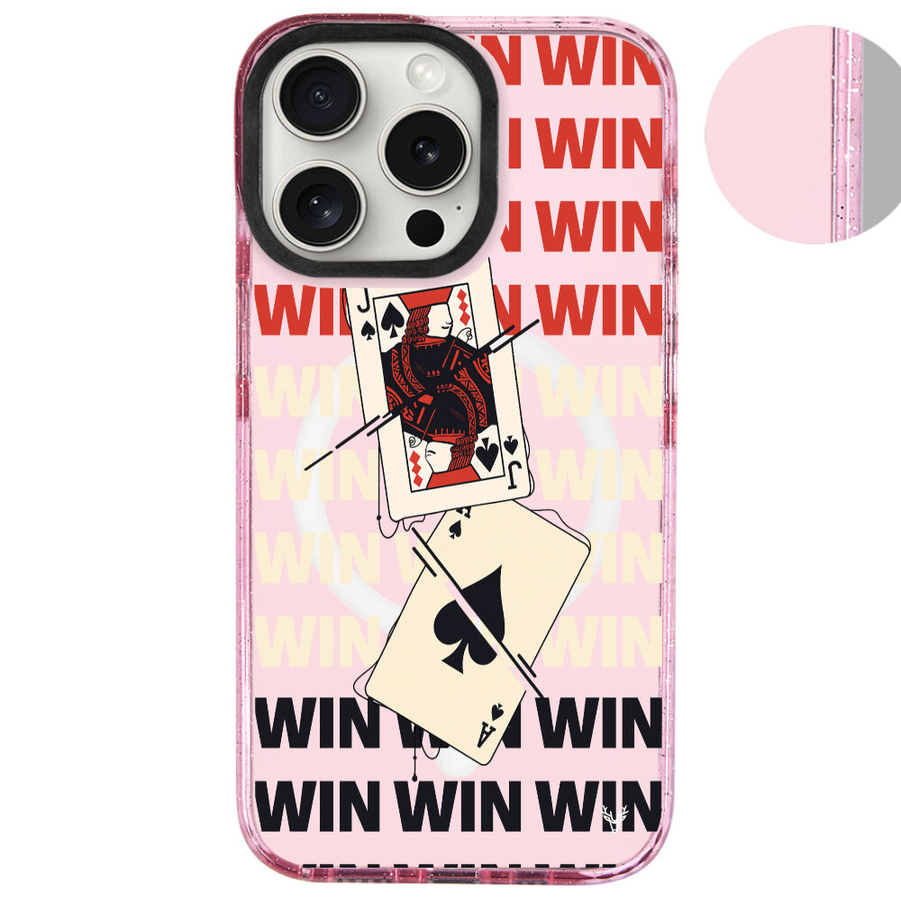 MagsafeliArtycaseSimliPembe