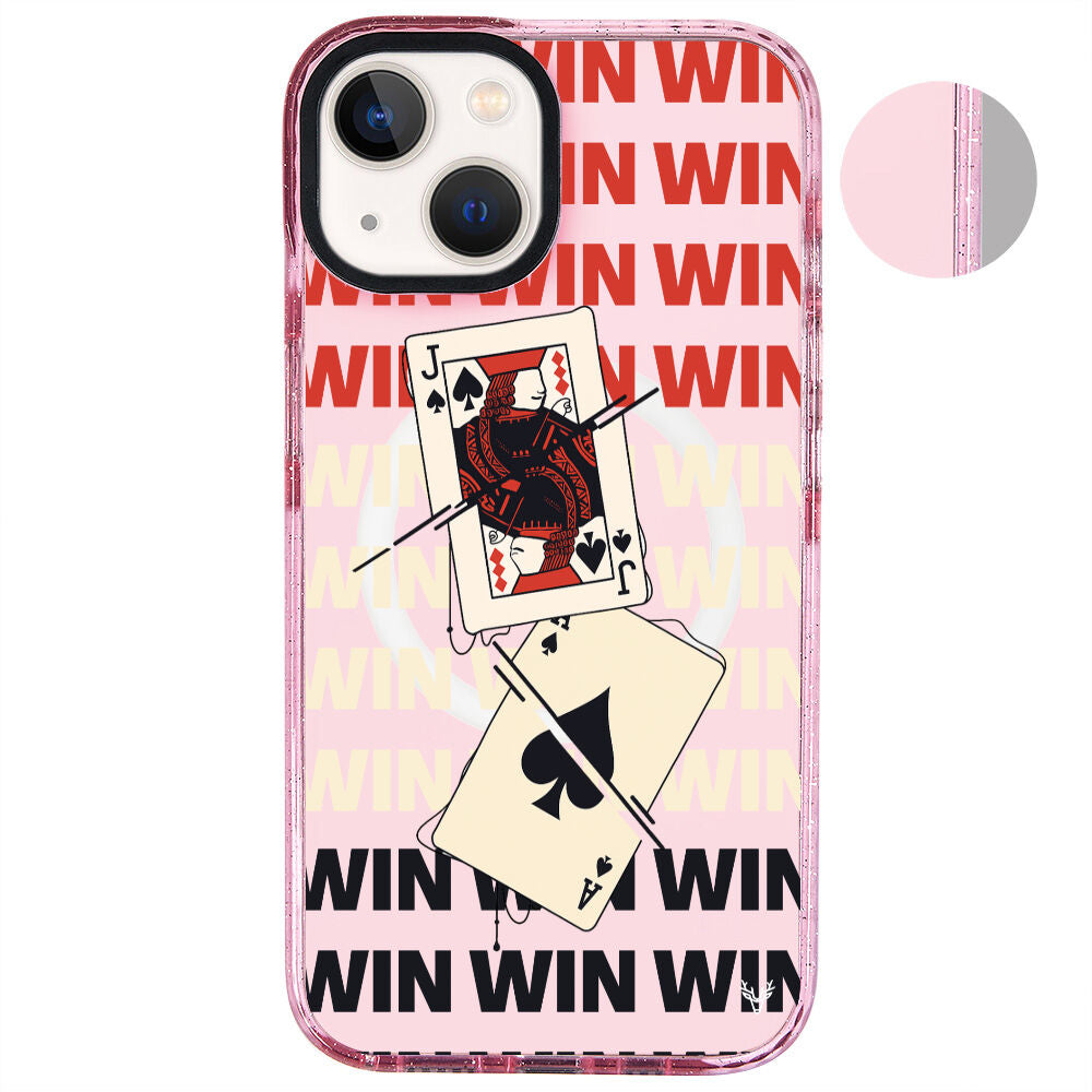 MagsafeliArtycaseSimliPembe