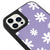 iPhone 16 Pro Max Daisies Garden Telefon Kılıfı - Deri - Lila