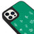 iPhone 14 Pro Flowers Garden Telefon Kılıfı - Deri - Yeşil
