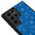 Samsung S22 Ultra Sagittarius Telefon Kılıfı - Deri - Mavi