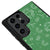 Samsung S22 Ultra Cancer Telefon Kılıfı - Deri - Açık Yeşil