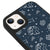 iPhone 15 Gemini Zodyak Telefon Kılıfı - Deri - Gece Grisi