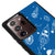Samsung Note 20 Space Stars Telefon Kılıfı - Deri - Mavi