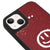 iPhone 15 Plus Smile Spray Telefon Kılıfı - Deri - Bordo