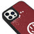 iPhone 15 Pro Max Smile Spray Telefon Kılıfı - Deri - Bordo