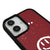 iPhone 16 Plus Smile Spray Telefon Kılıfı - Deri - Bordo