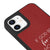 iPhone 12 Mini Who Can Be Telefon Kılıfı - Deri - Kırmızı