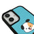 iPhone 16 Plus With Paw Telefon Kılıfı - Deri - Turkuaz