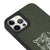 iPhone 12 Pro Max Leopard Beauty Telefon Kılıfı - Deri - Koyu Yeşil