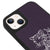 iPhone 13 Leopard Beauty Telefon Kılıfı - Deri - Mor