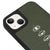 iPhone 15 Eyes are Useless Telefon Kılıfı - Deri - Haki