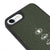 iPhone 7 Eyes are Useless Telefon Kılıfı - Deri - Koyu Yeşil