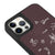 iPhone 12 Pro Max Doubt Love Telefon Kılıfı - Deri - Mor