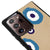 Samsung Note 20 Evil Eye Look Telefon Kılıfı - Deri - Açık Kahve