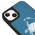 iPhone 14 Be Kind Mind Telefon Kılıfı - Deri - Mavi