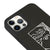 iPhone 12 Pro Max Art Portrait Telefon Kılıfı - Deri - Siyah