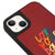 iPhone 13 Mini Love Your Damn Self Telefon Kılıfı - Deri - Kırmızı