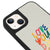 iPhone 15 Plus Love Your Damn Self Telefon Kılıfı - Deri - Beyaz