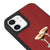 iPhone 12 Mini Martini Please Telefon Kılıfı - Deri - Kırmızı