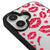 iPhone 16 Plus Hearts Kiss Telefon Kılıfı - Ayna - Siyah