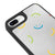 iPhone 8 Plus Colorful Smile Telefon Kılıfı - Ayna - Siyah