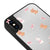 iPhone XS Ribbon Rabbits Telefon Kılıfı - Ayna - Siyah