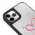 iPhone 11 Pro Happy Lovely Telefon Kılıfı - Ayna - Siyah
