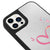 iPhone 16 Pro Happy Lovely Telefon Kılıfı - Ayna - Siyah
