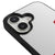 iPhone 16 Plus Trio Lips Telefon Kılıfı - Ayna - Siyah