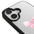 iPhone 16 Plus Ribbon Pinks Telefon Kılıfı - Ayna - Siyah