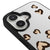 iPhone 16 Plus Flying Hearts Telefon Kılıfı - Ayna - Siyah