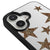 iPhone 16 Plus Leopar Stars Telefon Kılıfı - Ayna - Siyah
