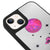 iPhone 15 Disco Ghost Telefon Kılıfı - Ayna - Siyah