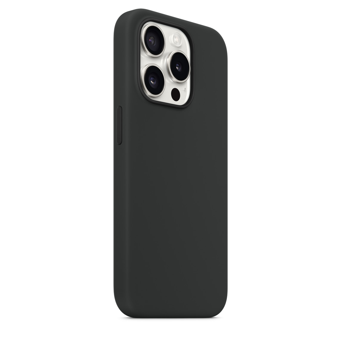 Apple iPhone 15 Pro Max Silikon Magsafe Case Siyah