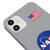 iPhone 12 Nasa Usa Telefon Kılıfı - Renkli Silikon - Gri