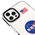 iPhone 14 Pro Max Nasa Usa Telefon Kılıfı - Artycase - Siyah