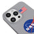 iPhone 14 Pro Max Nasa Usa Telefon Kılıfı - Renkli Silikon - Gri