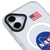 iPhone 16 Plus Nasa Usa Telefon Kılıfı - Magsafeli Artycase - Beyaz