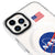 iPhone 16 Pro Nasa Usa Telefon Kılıfı - Magsafeli Artycase - Beyaz