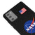 Samsung Note 20 Nasa Usa Telefon Kılıfı - Renkli Silikon - Siyah