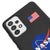 Samsung A52 Nasa Usa Telefon Kılıfı - Renkli Silikon - Siyah